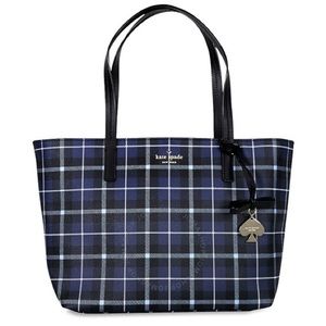 Kate Spade Hawthorne Lane Plaid Tote